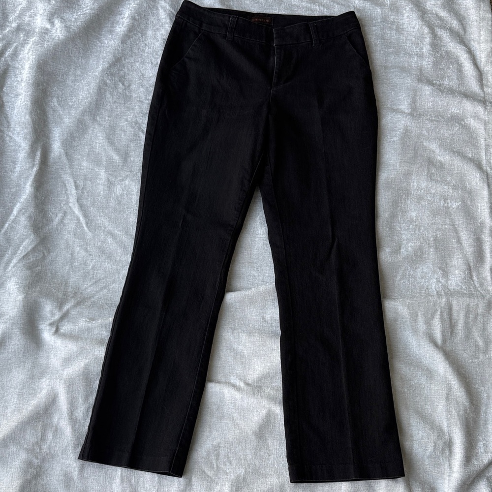 Coldwater Creek Black Straight Leg Dress Pants Size 12